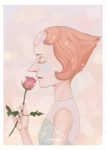 fanart of Pearl from Steven Universe